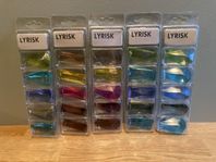 Ikea Lyrisk - 5pack. Prismor, flerfärgade, dekoration, DIY 