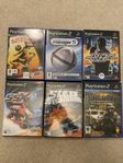 Playstation 2 spel 6st PS2 spelpaket