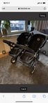 Bugaboo Donkey 2 Duo All Black med massa tillbehör