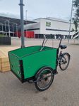 Nyrenoverad Äkta Cargobike Lådcykel