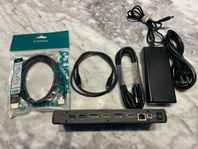 Prokord Dockningsstation USB-C 4K +USB-C orHDMI orDisppcable