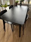 ikea lisabo dinning table with 4 chairs