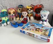 Paw Patrol mjukisar , Walkie Talkie och puzzle 