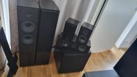 Argon 5.1 system med Denon AVR-S650H receiver