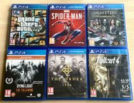 Populära PS4 / PlayStation 4 Spel till salu!