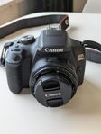 canon 2000d med 2 objektiv