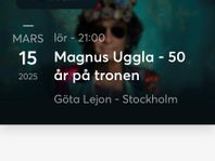 Magnus Uggla 50 år på tronen