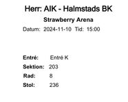 AIK - Halmstad 