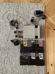 NES Nintendo 8 bits EUR, 6 spel, 2 kontroller