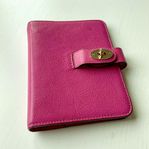 MULBERRY Pocket Book Organiser Agenda Filofax Kalender Rosa