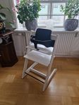 Stokke tripp trapp med babyset o tippskydd 