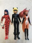 ladybug cat noir rena rouge dockor