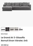 le Grand air 3-sits med divan