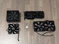 Datorkomponenter - GPU: RTX2070, CPU: R7 3700x, PSU: RM750X,