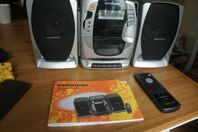 Grundig CDM 700 Bärbart microsystem m CD/Kassett/Radio