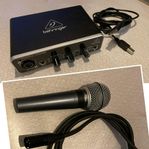 Ljudkort Behringer & Mic t.bone MB85 Beta