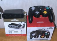 Official Super Smash Bros Gamecube Controller & Adapter