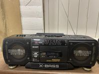 Sharp Boombox WQ-352 Ghetto Blaster Stereo