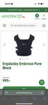 Bärsele Ergobaby embrace Pure Black