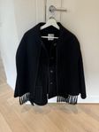 Toteme Embroidered scarf jacket black