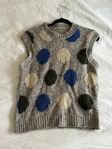 Acne Studios Polka-Dot Intarsia Wool Sweater Vest