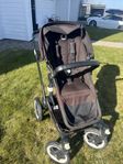 Bugaboo Buffalo all black med pumpfria däck