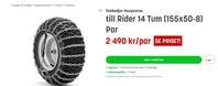 Snökedjor Husqvarna NY till Rider 14 Tum (155x50-8) Par