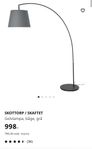 Skottorp Ikea golvlampa 