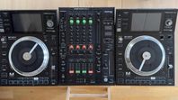 Komplett Pro DJ utrustning - Denon SC5000M & Denon DJ X1800