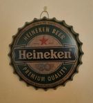 Heineken väggprydnad/bricka