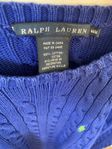 Klarblå tröja RALPH LAUREN 100% bomull strlk 170 i nyskick