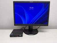 Lenovo ThinkCentre M710q inkl. skärm 22 tums