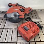 HILTI SCM 22-A Cirkelsåg Batteridriven med Laddare o Batter