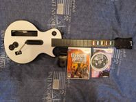 WII GUITAR HERO GITARR + GUITAR HERO 3 LEGENDS OF ROCK