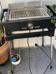 Elgrill med stativ & grillplatta