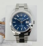 Rolex Datejust 41mm Blå 2024