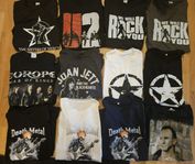 Helt Nya Band Rock t-shirts i Stl: M, Billigt!!!