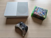 Xbox One S med tillbehör