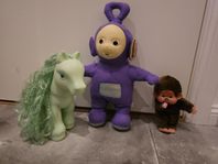 Leksaker 80-tal Mon chi chi My litle Ponny Teletubbies