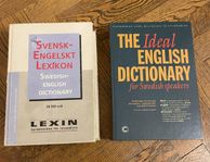 Dictionary and a Lexicon, Swedish-English.