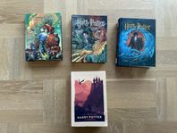 4 stycken Harry Potter böcker