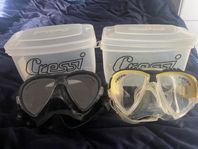 2x Cressi Matrix Dykmask