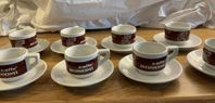 Fynd 8 äkta italienska retro espresso koppar