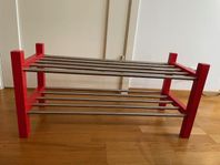 Tjusig skohylla Ikea röd 79 cm