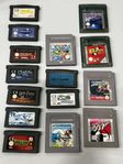 Gameboy +GBA samling, 15 Spel *Alla Original, alla testade*