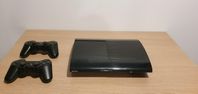 Playstation 3 super slim samt spel