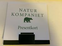 Presentkort Naturkompaniet 1200kr