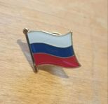 Ryssland pin flagga 