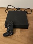 Playstation 4 Slim PS4 med TVÅ kontroller