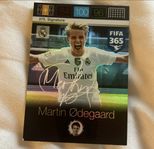 Martin oddegard FIFA 365 kort med signatur 